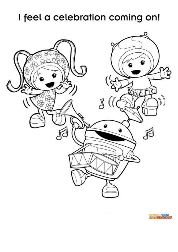 Kids-n-fun.com | Coloring page Team Umizoomi Team Umizoomi